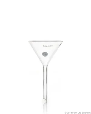 Borosil® Funnels with 60° Angle Bowls and 75 mm Stems, Extra Large (XL), 20/CS
