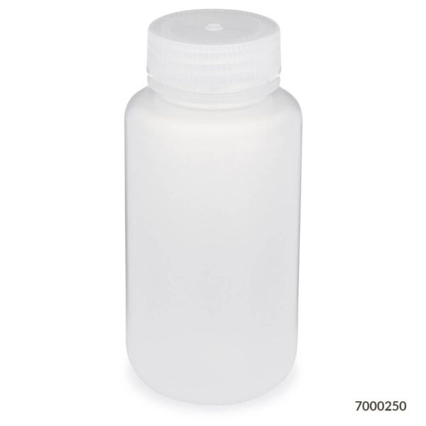 Bottle, Wide Mouth, Round, PP, 250mL