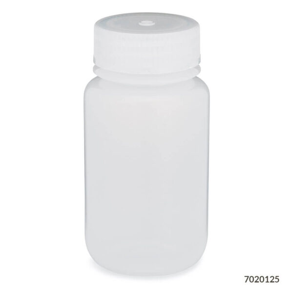 Bottle, Wide Mouth, Round, LDPE, 125mL