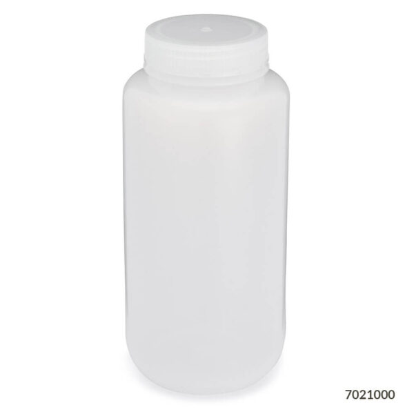 Bottle, Wide Mouth, Round, LDPE, 1000mL