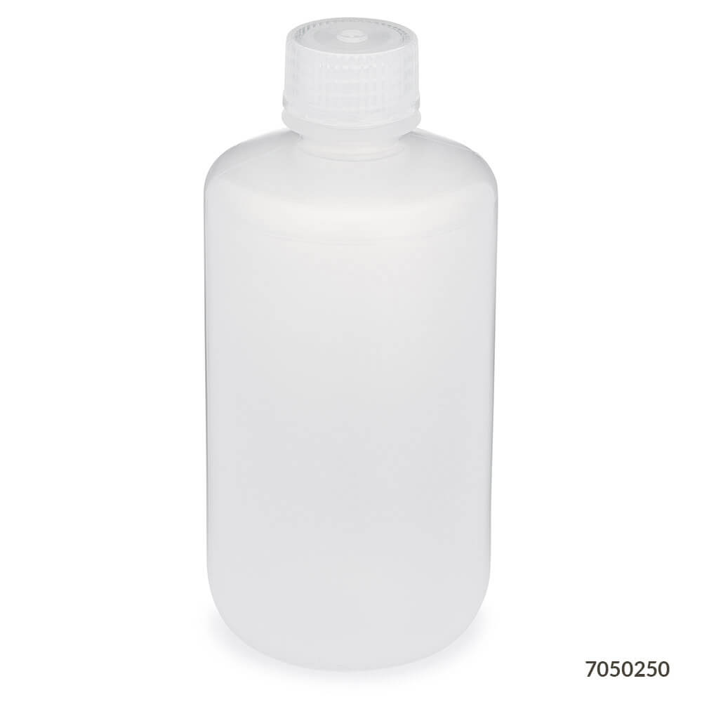 Bottle, Narrow Mouth, Round, PP, 250mL