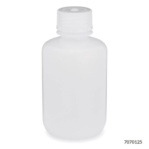 Bottle, Narrow Mouth, Round, LDPE, 125mL