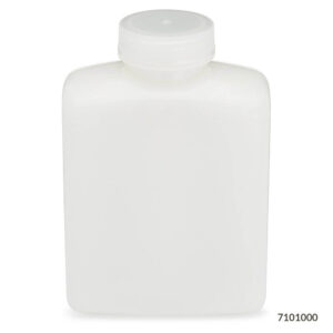 Bottle, Wide Mouth, Rectangular, HDPE, 1000mL