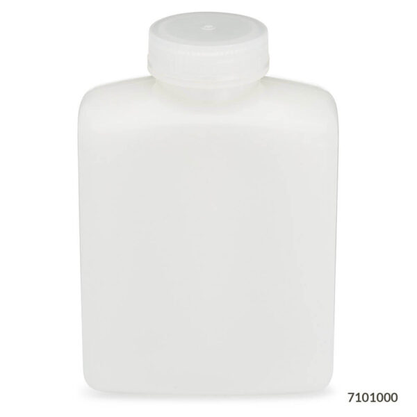 Bottle, Wide Mouth, Rectangular, HDPE, 1000mL