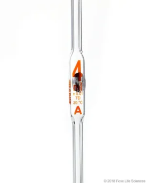 Borosil® Volumetric Pipette Class A, 4mL, Batch Certificate, 10/CS