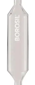 Borosil® Volumetric Pipette Bulb Class A ASTM 969 USP Type I Ind Cert 40mL, 10/CS