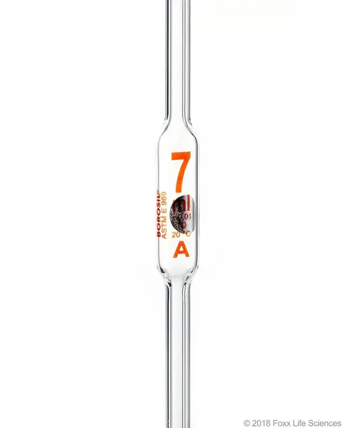 Borosil® Volumetric Pipette Class A, 7.5 mL, Batch Certificate, 10/CS