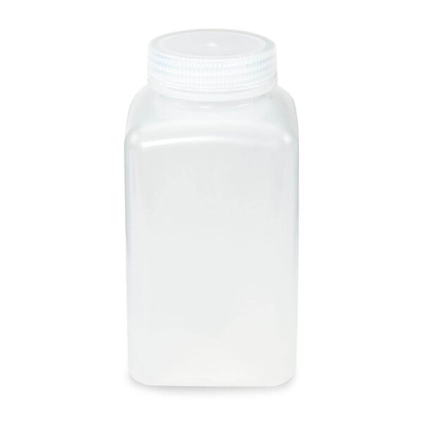 Bottle, Wide Mouth, Square, PP