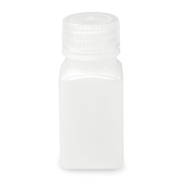 Bottle, Wide Mouth, Square, HDPE
