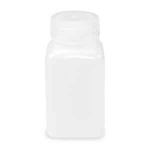 Bottle, Wide Mouth, Square, HDPE