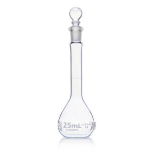 Flask, Volumetric , Globe Glass, 25mL