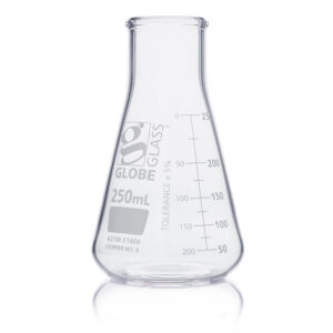 Flask, Erlenmeyer, Globe Glass, 250mL