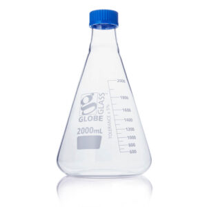 Flask, Erlenmeyer, Globe Glass, 2000mL