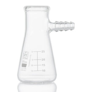 Flask, Filter, Globe Glass, 25mL, Dual