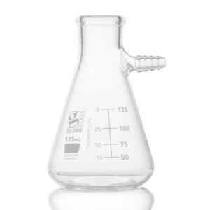 Flask, Filter, Globe Glass, 125mL, Dual