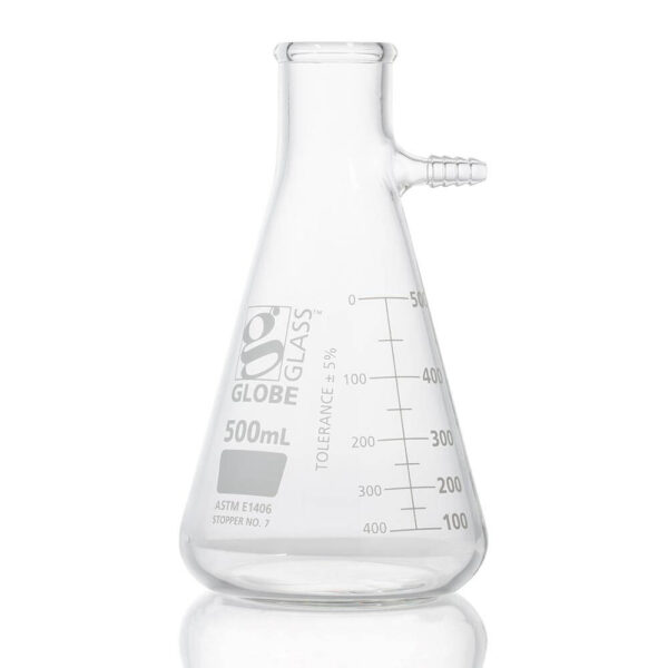 Flask, Filter, Globe Glass, 500mL, Dual
