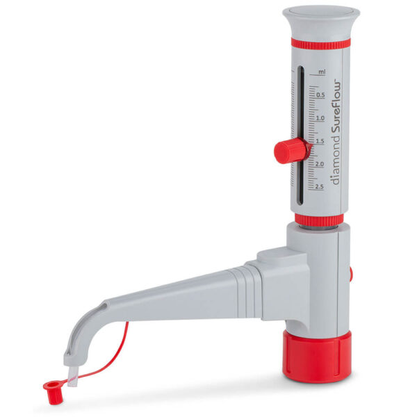 Bottle Top Dispenser, 0.25mL to 2.5mL