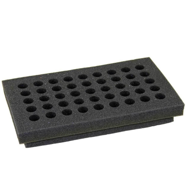 Tube holder, foam, 60 x 7ml tubes