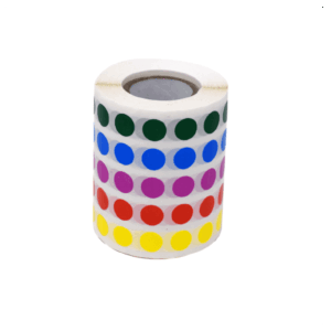 Label Rolls, Cryo, 9.5mm Dots