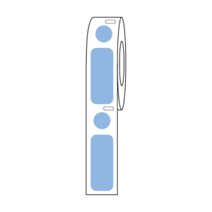 Label/Dot Combo Roll,Cryo,Direct Thermal