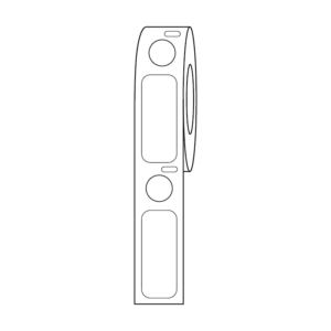 Label/Dot Combo Roll,Cryo,Direct Thermal