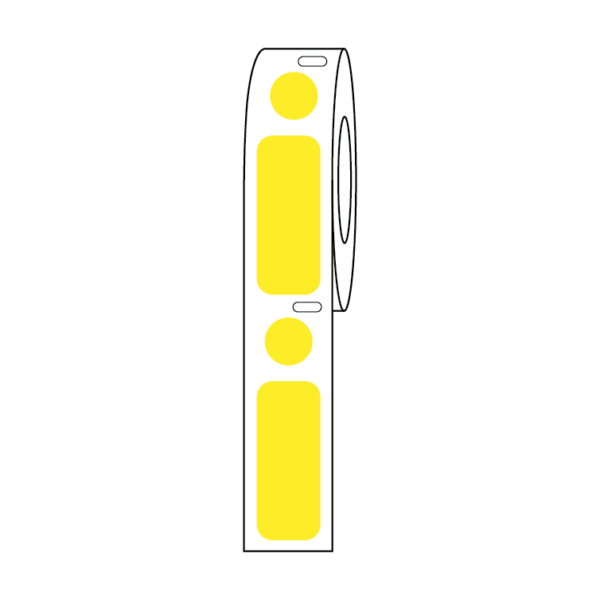 Label/Dot Combo Roll,Cryo,Direct Thermal