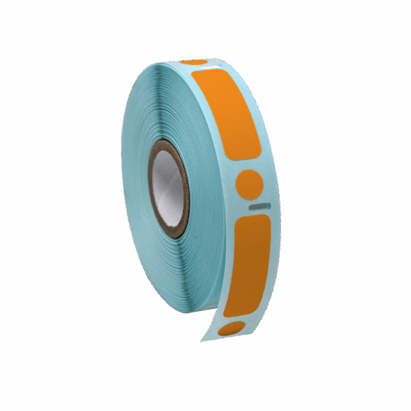 Label/Dot Combo Roll,Cryo,Direct Thermal