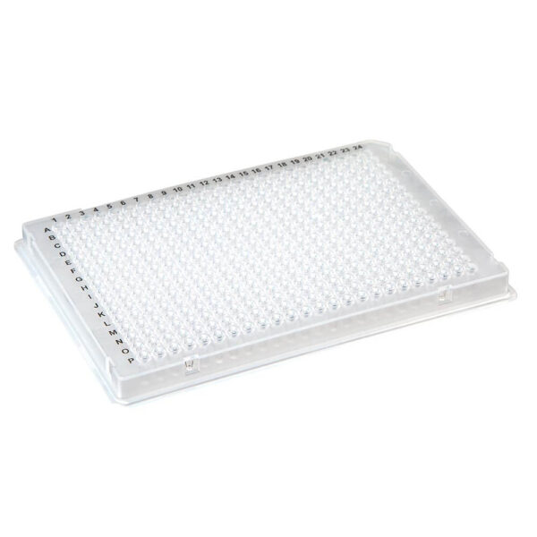 384-well PCR plate, A24 single notch, natural