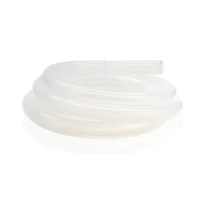 EZBio®pure Platinum cured silicone Transparent Tubing 6.35 mm (1/4") ID X 9.5 mm (3/8") OD, 50 ft