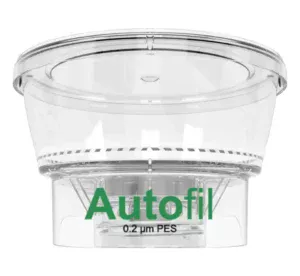 Autofil® Sterile Disposable Bottle Top Vacuum Filters with 0.2 µm Sterilizing PES Membrane, 250 mL, 24/CS