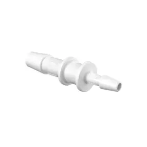 Eldon James Reducer 1/4"x 1/8" Natural Kynar (PVDF), 100/PK