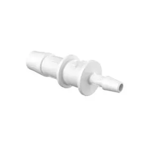 Eldon James Reducer 3/8" x 5/32" Natural Kynar (PVDF), 100/PK