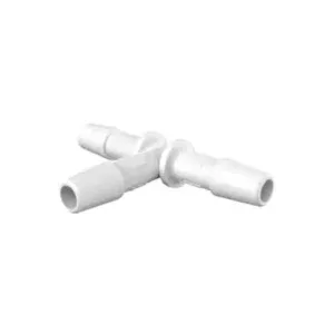 Eldon James Equal T Connector, 1/4" HB, Polypropylene (PP), 100/PK