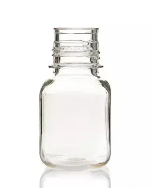 EZBio® 125 mL PC Media Bottles, Non-Sterile, Autoclavable Square Storage Bottles with 38-430 mm Neck, Without Caps, 24/PK