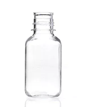 EZBio® 250 mL PC Media Bottles, Non-Sterile, Autoclavable Square Storage Bottles with 38-430 mm Neck, Without Caps, 24/PK