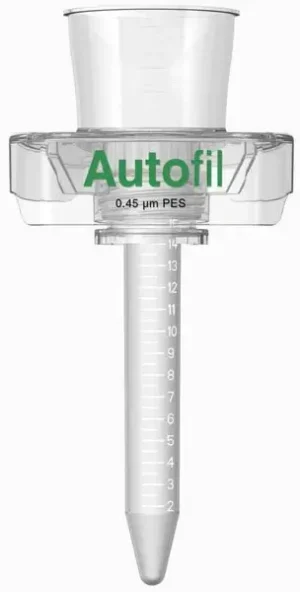 Autofil® Sterile Disposable Centrifuge Tube Vacuum Filter Units with 0.45 µm PES Membrane for Prefiltration or Clarification, 15 mL, 24/CS
