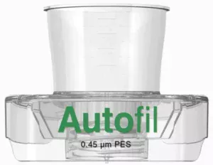 Autofil® Sterile Disposable Centrifuge Tube Top Vacuum Filters with 0.45 µm PES Membrane for Prefiltration or Clarification, 15 mL, 48/CS