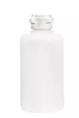 Round EZLabpure™ PP Vacuum Bottle, 2 L, VersaCap 53B, Closed, 1/EA