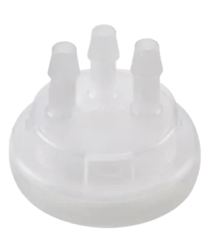 VersaCap 53 mm (53B) Bottle and Flask Cap Adapters, Tangle Free Hose Barb Adapter, Three 1/4 Inch Barbs for 1/4 Inch ID Tubing, for use with VersaCap 53 mm Open Cap, 1/EA