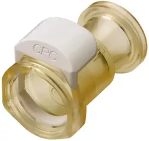 CPC® MPX Connector, 3/4 Sanitary Coupling Body, PS- MPX3301239, 5/PK