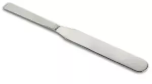 EZBio Stainless Steel Spatula, 304 SS, Steel Handle, 150 mm, 1/EA