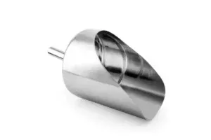 EZBio Stainless Steel Pharma Scoop, 316 L,  1,700mL, Steel Handle, 1/EA