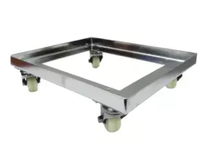 Carboy Dolly, Open Frame Stainless Steel, 200lbs max weight, for 40 L and 75 L Carboy, 1/EA