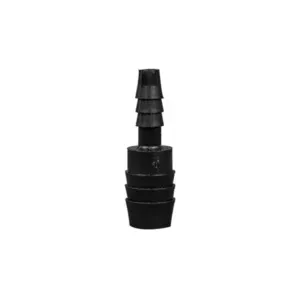 Polyethylene Barbed Union Tube Fittings, Reducing Connector, 1/2 Inch x 3/8 Inch, 10/PK