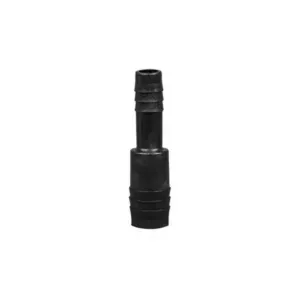 Polyethylene Barbed Union Tube Fittings, Reducing Connector, 1/2 Inch x 1/4 Inch, 100/PK