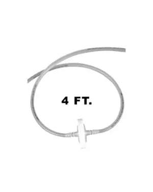Vactrap™ 2 Tubing Extension, 4 feet (4'), with 0.2 µm PTFE Inline Vent Filter, 1/EA