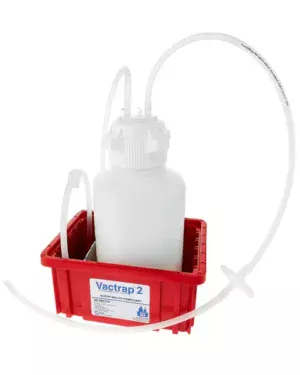 Vactrap™ 2 Vacuum Trap System (Vacuum Flask Alternative) for Aspiration and Vacuum Protection, Shatterproof 4 Liter Aspirator Bottle Assembly with Secondary Container, Bleach Compatible HDPE, 4 L Bottle with Inline Vent Filter, 1/EA
