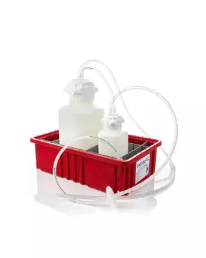 Vactrap XL™ Vacuum Trap System (Vacuum Flask) for Aspiration and Vacuum Protection, Shatterproof 4+1 Liter Aspirator Bottle Assembly with Secondary Container, Autoclavable Polypropylene (PP), 4 L Bottle with 1 L Overflow Bottle and Inline Vent Filter, 1/EA