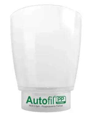 Autofil PP - Disposable Vacuum Bottle Top Filters for Solvent Filtration, with 0.2 µm Sterilizing PES Membrane, 1 L (1,000 mL), GL45 Thread, Polypropylene Housing, Non-Sterile, 12/CS