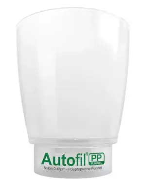 Autofil PP - Disposable Vacuum Bottle Top Filters for Solvent Filtration, with 0.45 µm Nylon Membrane for Clarification and Prefiltration, 1 L (1,000 mL), GL45 Thread, Polypropylene Housing, Non-Sterile, 12/CS